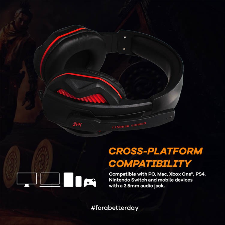 Headset Gaming I Headphone Gaming with Noise Cancelling JETEX G3 - Garansi 1th