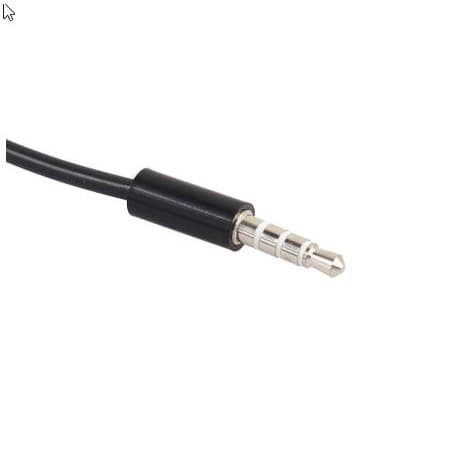 KABEL Splitter Audio Jack AUX 3.5mm Male to Dual Socket Female AUX // to MIc + Audio Earphone