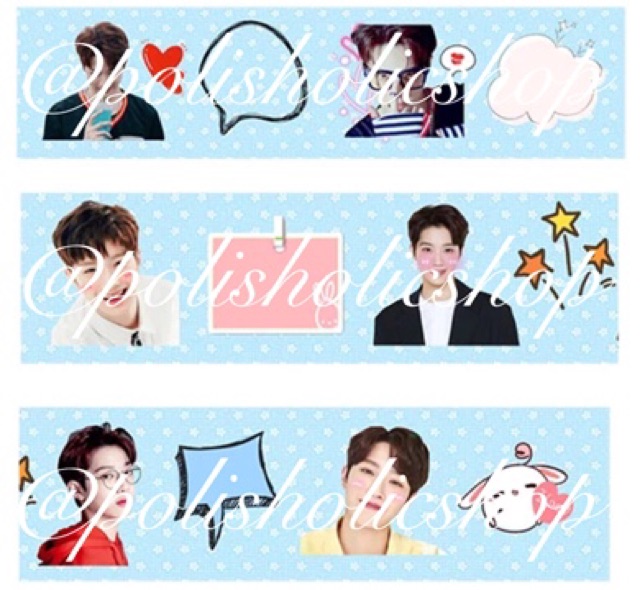 WANNA ONE LAI GUAN LIN Masking Tape / Washi Tape Sticker LAI KUAN LIN