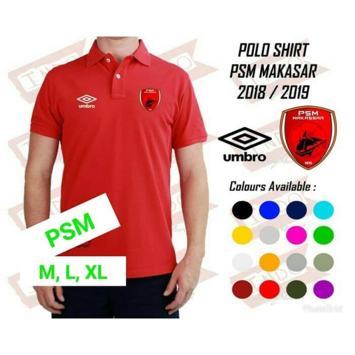 termurah Polo Shirt PSM makassar Official 2018 2019 Murah