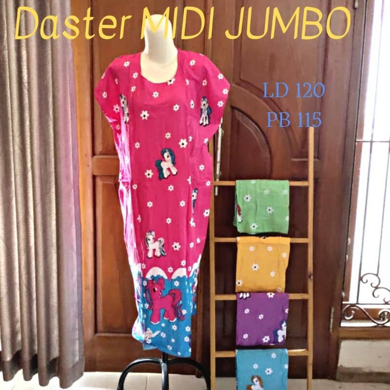 DASTER MIDI JUMBO MURAH, HOMEDRESS JUMBO RAYON