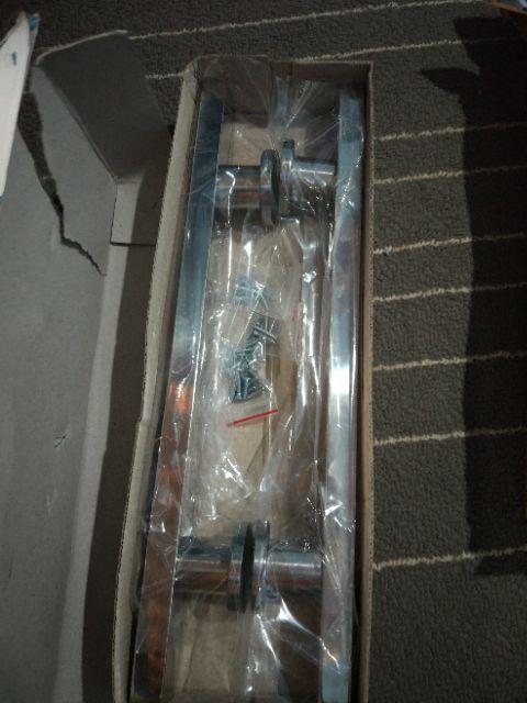 Handle Pintu Tarikan Pintu Kotak Pipih Gagang Pintu Rumah Minimalis Kunci 33 Cm Stainles Grafir