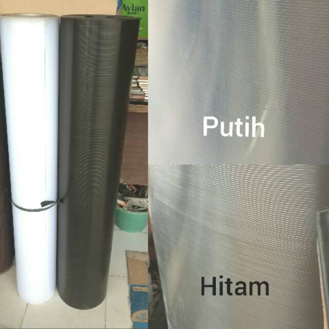 Fiber Viber Penutup Pagar Motif Garis-Garis/ UV Protection