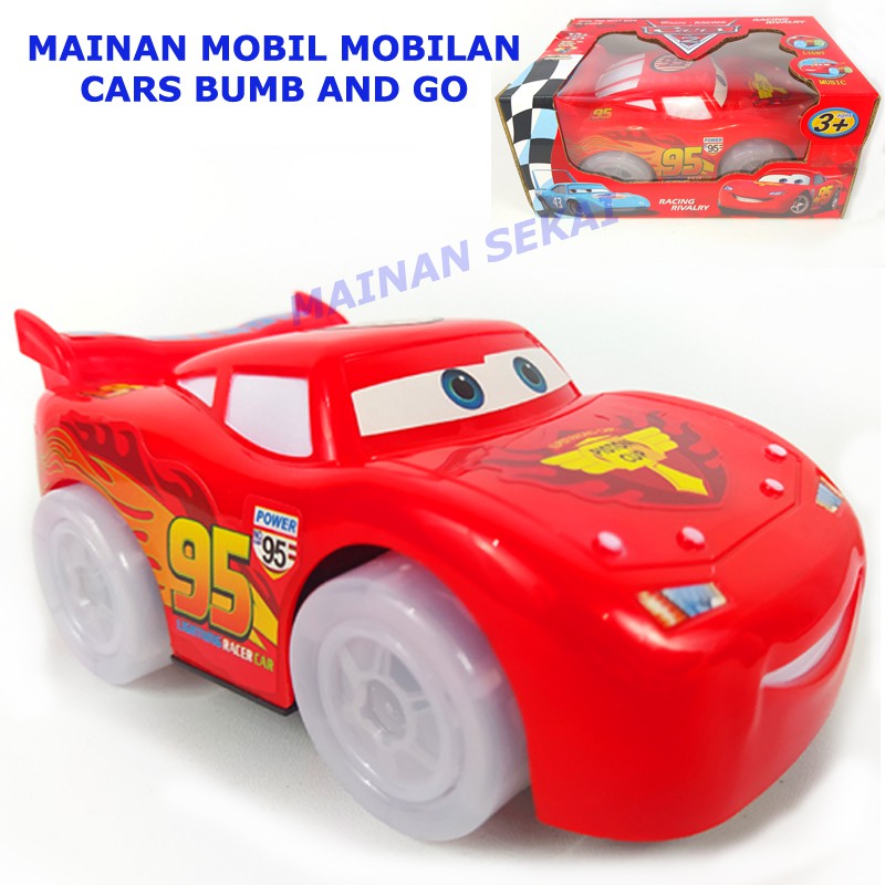 MAINAN ANAK CARS BUMB AND GO ADA MUSIC DAN LAMPU / MAINAN MOBIL CARS