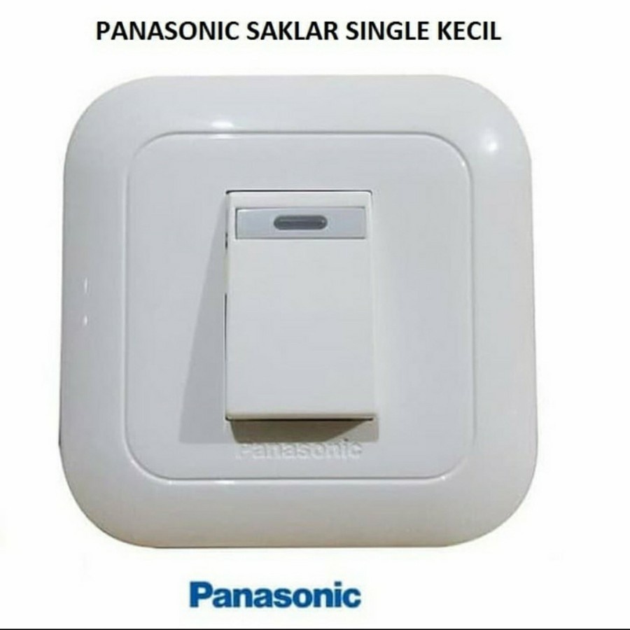 Saklar Panasonic Single Gang 1 Wide Series WEJ5531/WEJ5541