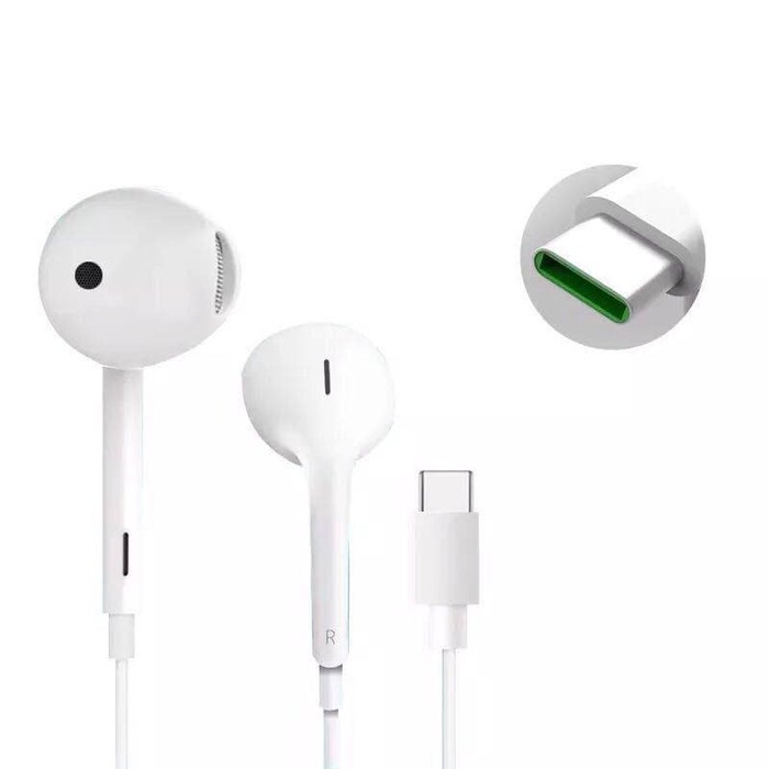 Headset Reno 4 Pro A92 Find X2 Pro Earphone Type-C  OPPO  Original100%