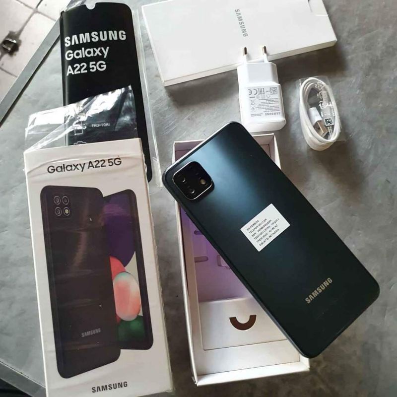 Samsung A22 5G Terbaru Ram 6/128 | Hitam | Violet