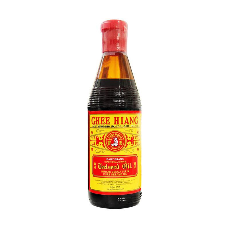 

ORIGINAL GHEE HIANG – BABY SESAME OIL Minyak Wijen Botol (Tanggung) (330 ML)