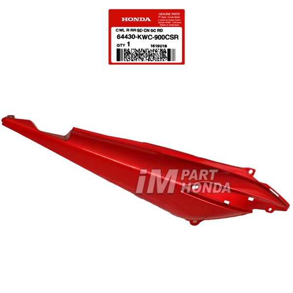 64430-KWC-900CSR Cover Body Kanan CS1 Merah Marun Maron JKT