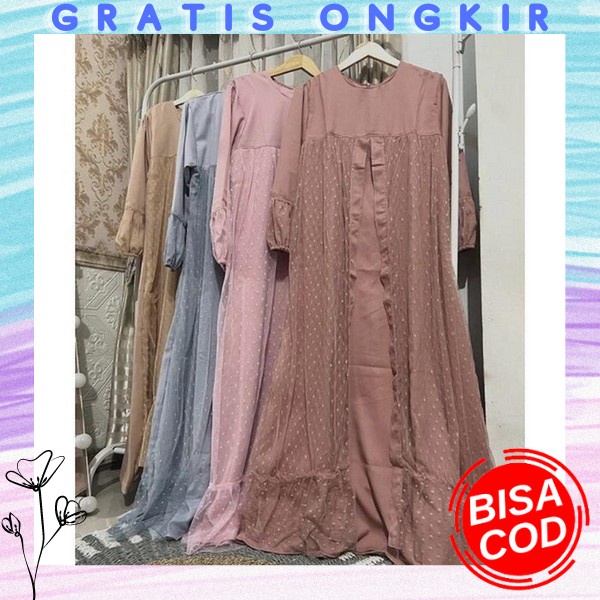 Baju Gamis Lebaran Terbaru 2022 Dewasa Bju Muslimah Mewah Gamis Pesta Kondangan Model Terbaru Remaja