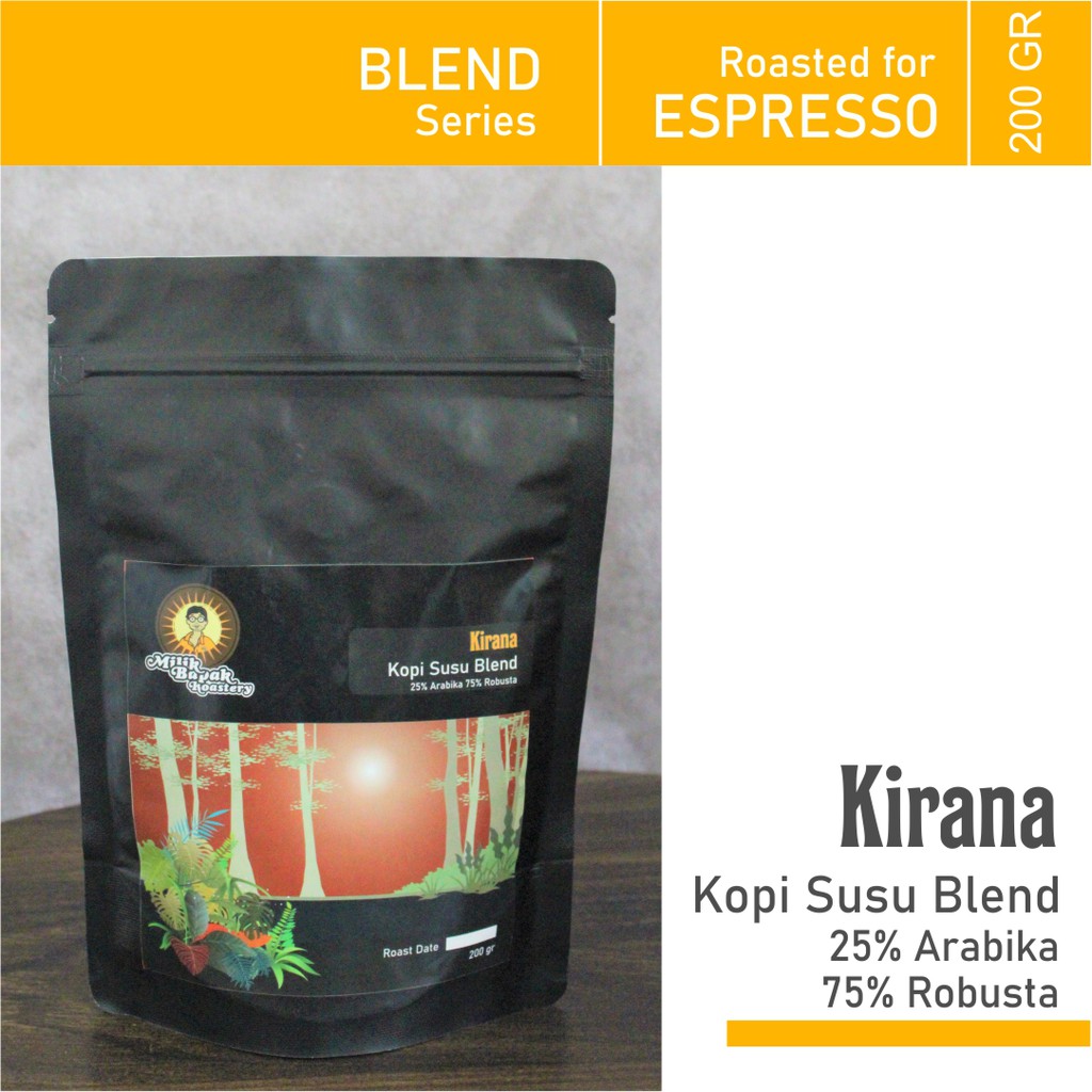 

Kopi Susu Blend KIRANA 200 gr