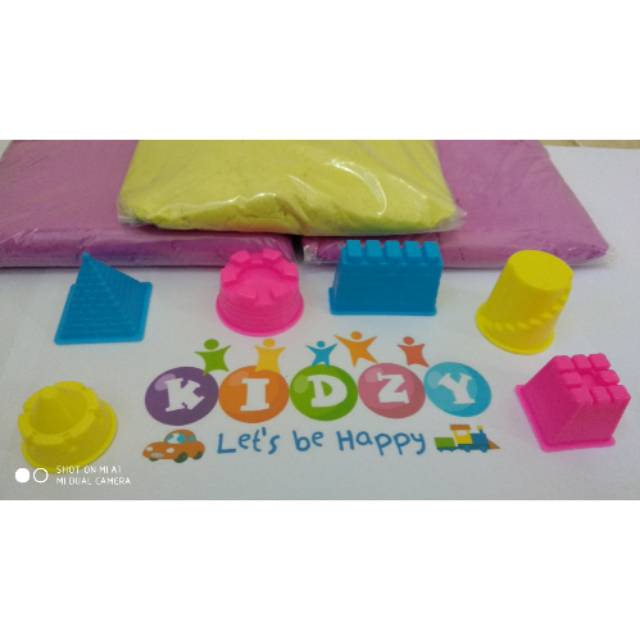 1KG REFILL  MAINAN PASIR AJAIB MAGIC PLAY SAND /MOTION KINETIK PASIR KINETIK 1KG