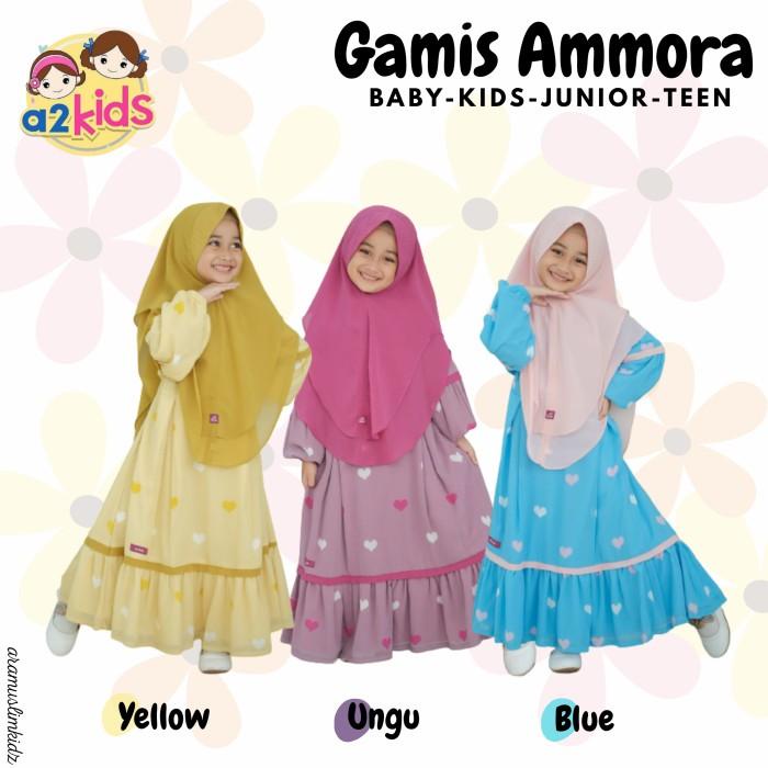 A2Kids Gamis Set Couple Ammora Series Baby Kids Junior