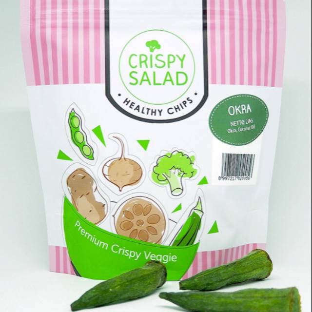 

Crispy Salad Okra