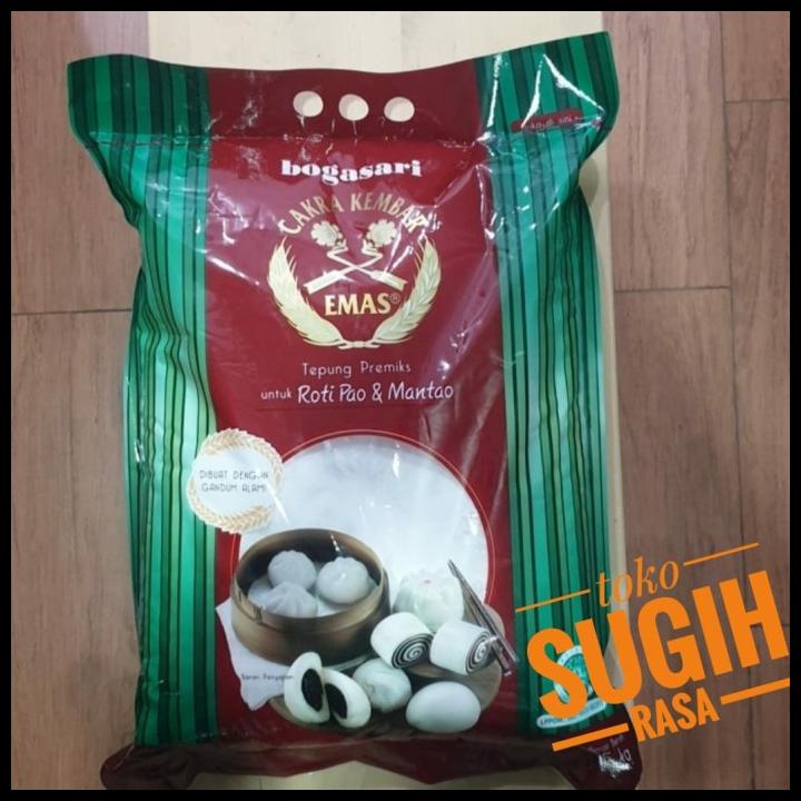 

Tepung Bogasari Cakra Emas Pao 5 Kg