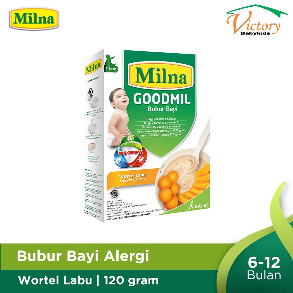 Milna Goodmil Wortel Labu 120gr