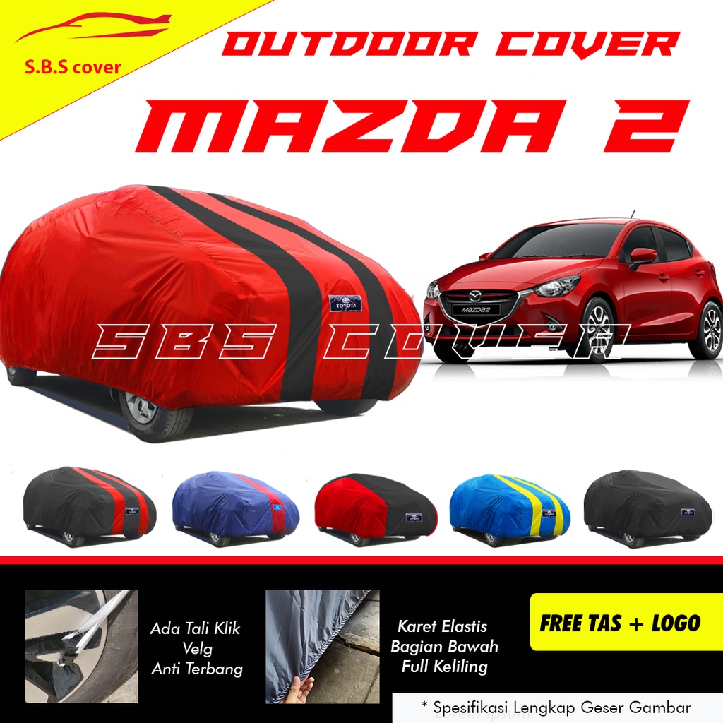 PREMIUM Body Cover Mobil Mazda Sarung Mobil mazda 2/mazda 3/mazda 323/ mazda interplay/brio