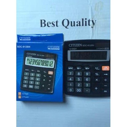 

IBARUl KALKULATOR 12 DIGIT ANGKA MERK CITIZEN TYPE SDC-812 BN IBDLl