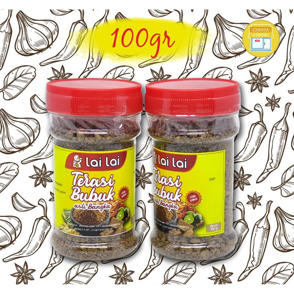 

Lai Lai Terasi Panggang Bubuk Siap Pakai Asli Lampung Botol 100g
