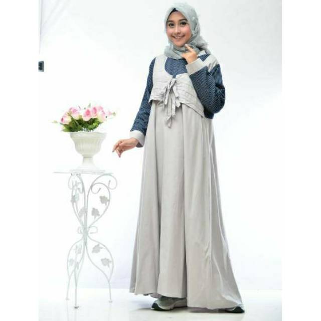 Jihan Maxy, maxi dress, dress muslim, gamis, gamis casual, gamis lebaran, baju lebaran, kekinian