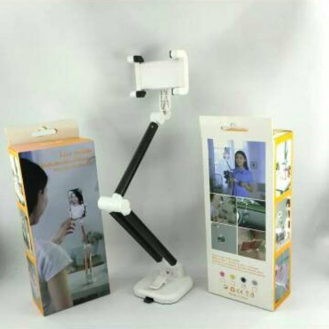 Holder Standing Handphone Universal 3in1 NX8 selfie live Tripod