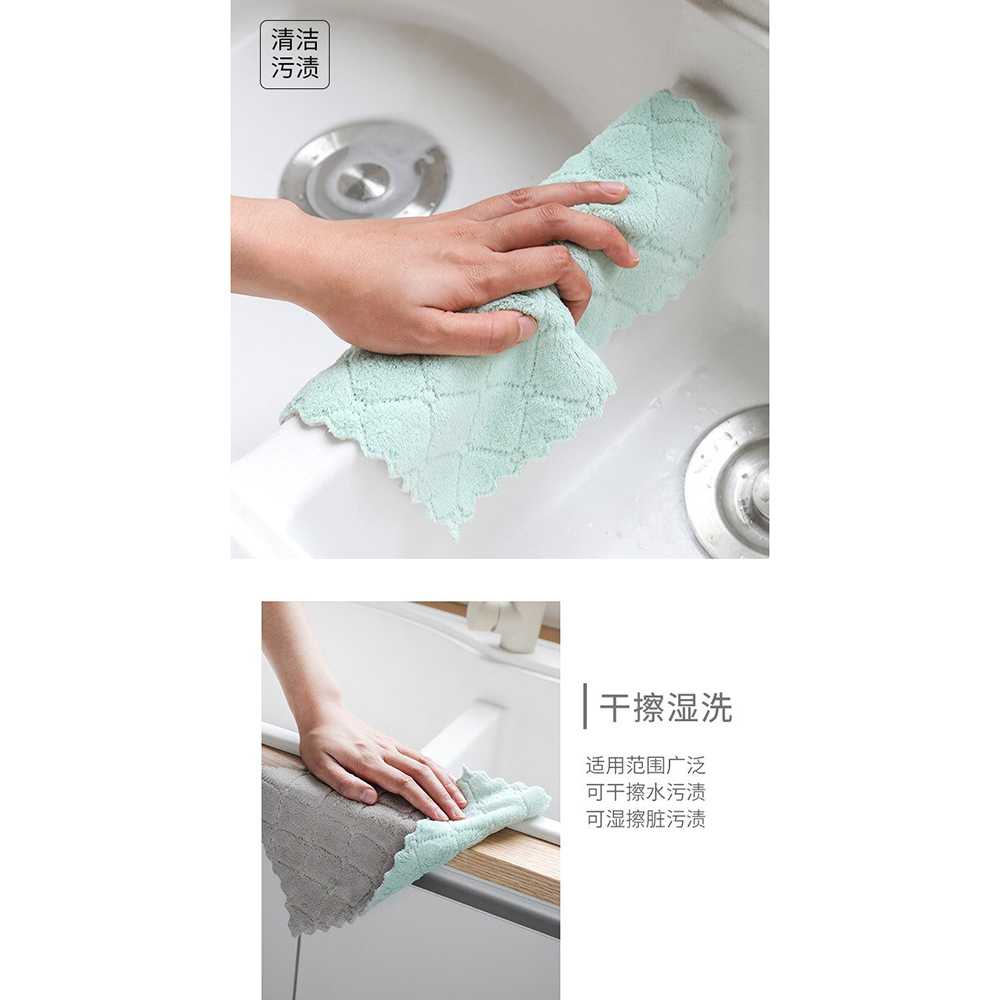 (100% BARANG ORI) eTya Kain Lap Dapur Microfiber Cleaning Cloth - WJJD201