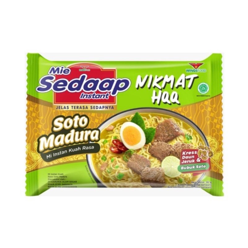 

Mie Sedaap Soto Madura 82 g