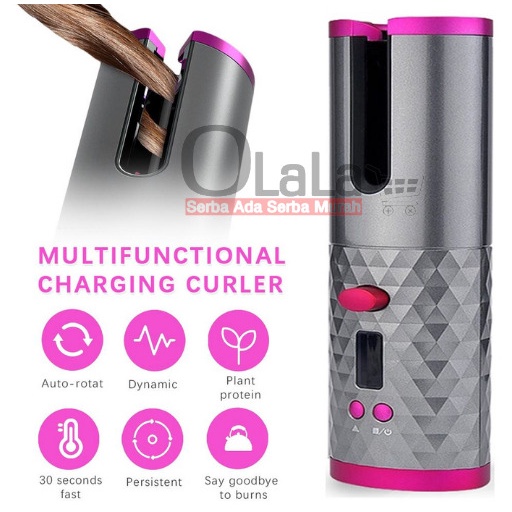 Alat Pengeriting Otomatis Hair Curler Cordless Automatic OLL-ZD119