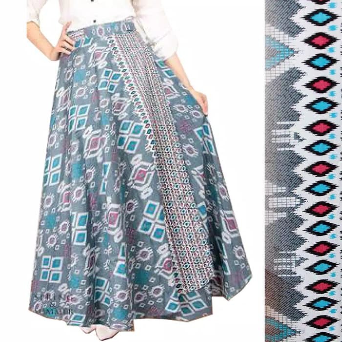 Rok Lilit Maxi Payung YHA Rok Panjang Batik Wanita