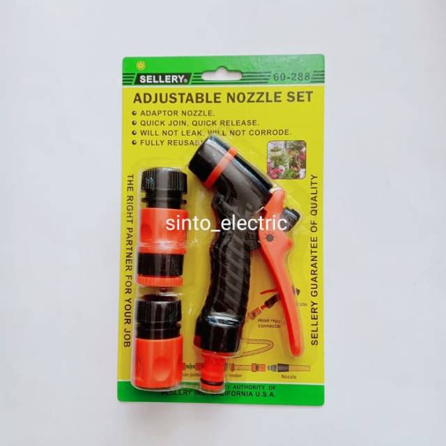 Nozzle set/semprotan air Sellery
