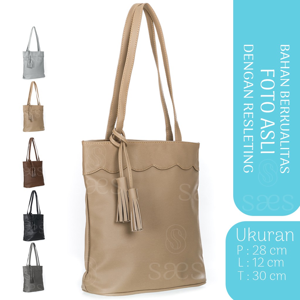 N.E.W PRODUKTas Tote Bag Wanita Cewek Simple Simply Stylish Style saes store id (resleting) Murah Naira saes store 001