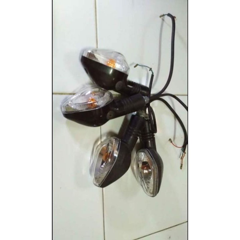 lampu sein satu set depan belakang 2nd ori cb150r old k15