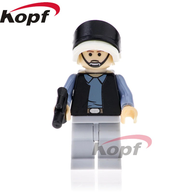 Mainan Lego Single Sale Building Blocks Space Wars Rebel Tie A-Wing Pilot Ki-Adi-Mundi Rey Luke