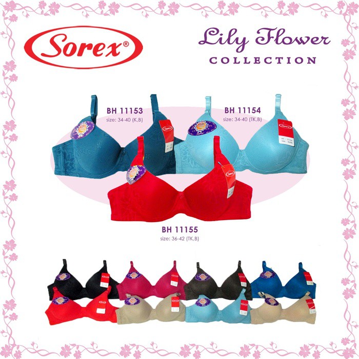 Bra BH Tanpa Kawat Cup Besar Cup C Sorex 11155 Murah Berkualitas