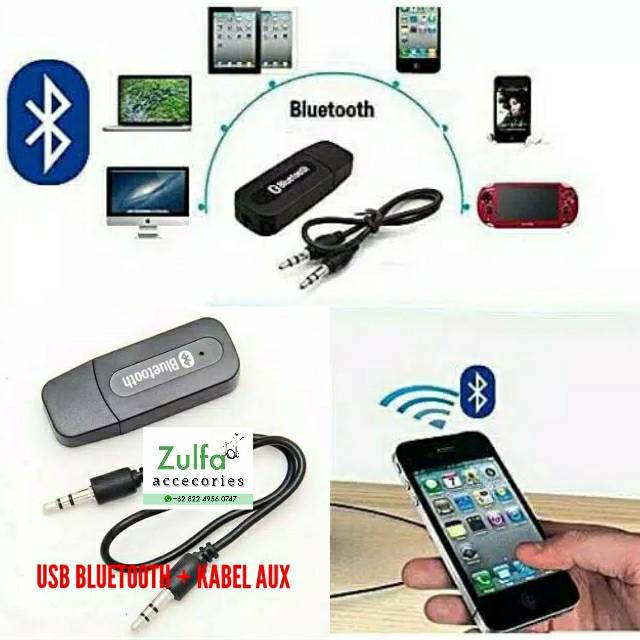 Bluetooth Jack Audio Reciver tape mobil
