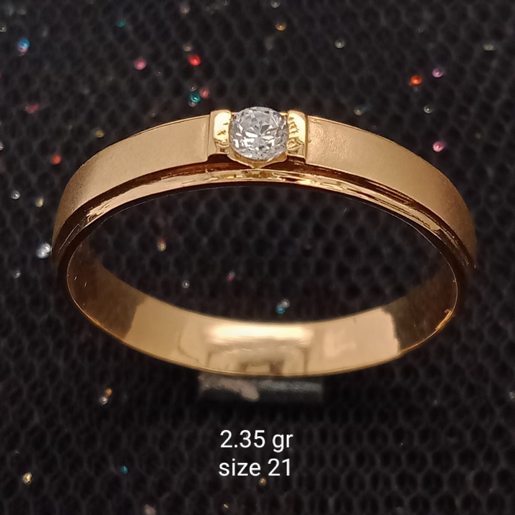 Cincin Emas 17K - 2.35 Kadar 750 - 1540