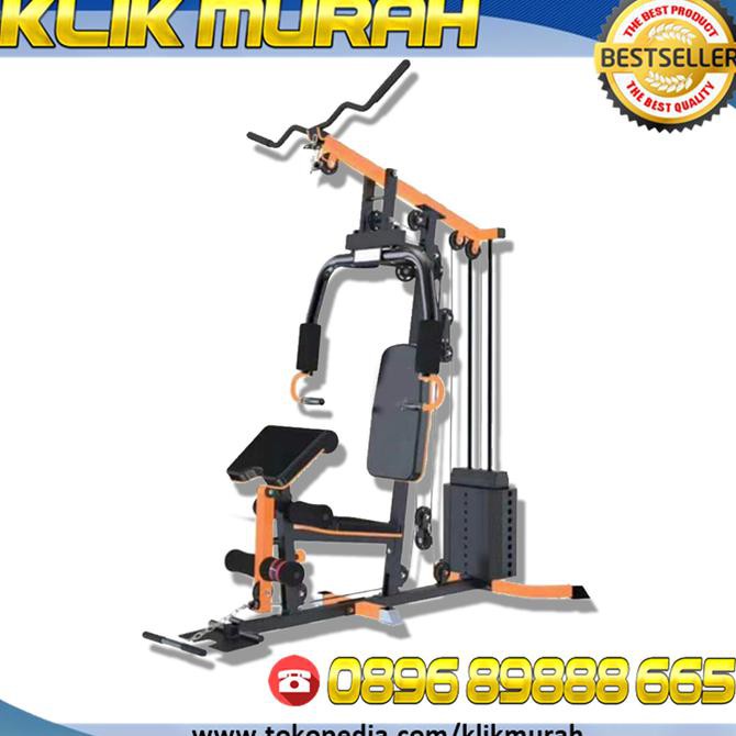 Toko-Alat-Fitness Top'Qty Home Gym 1 Sisi Id-804N Homegym Alat Fitness Multi Gym Id804 N - Orange