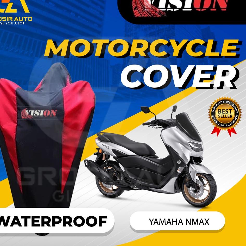 [BG1137] Sarung Motor NMAX Waterproof Vision / Cover Selimut Penutup Sarung Mantel Motor Vision [KOD