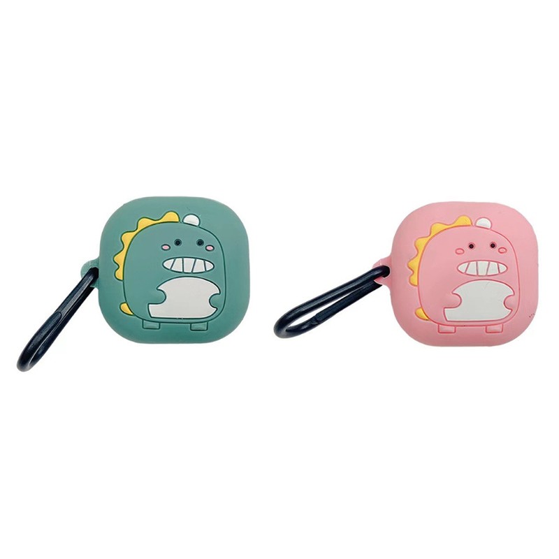 Cute Dinosaur Protective Cover Silicone Case for Galaxy-Buds Pro/Live Earphone