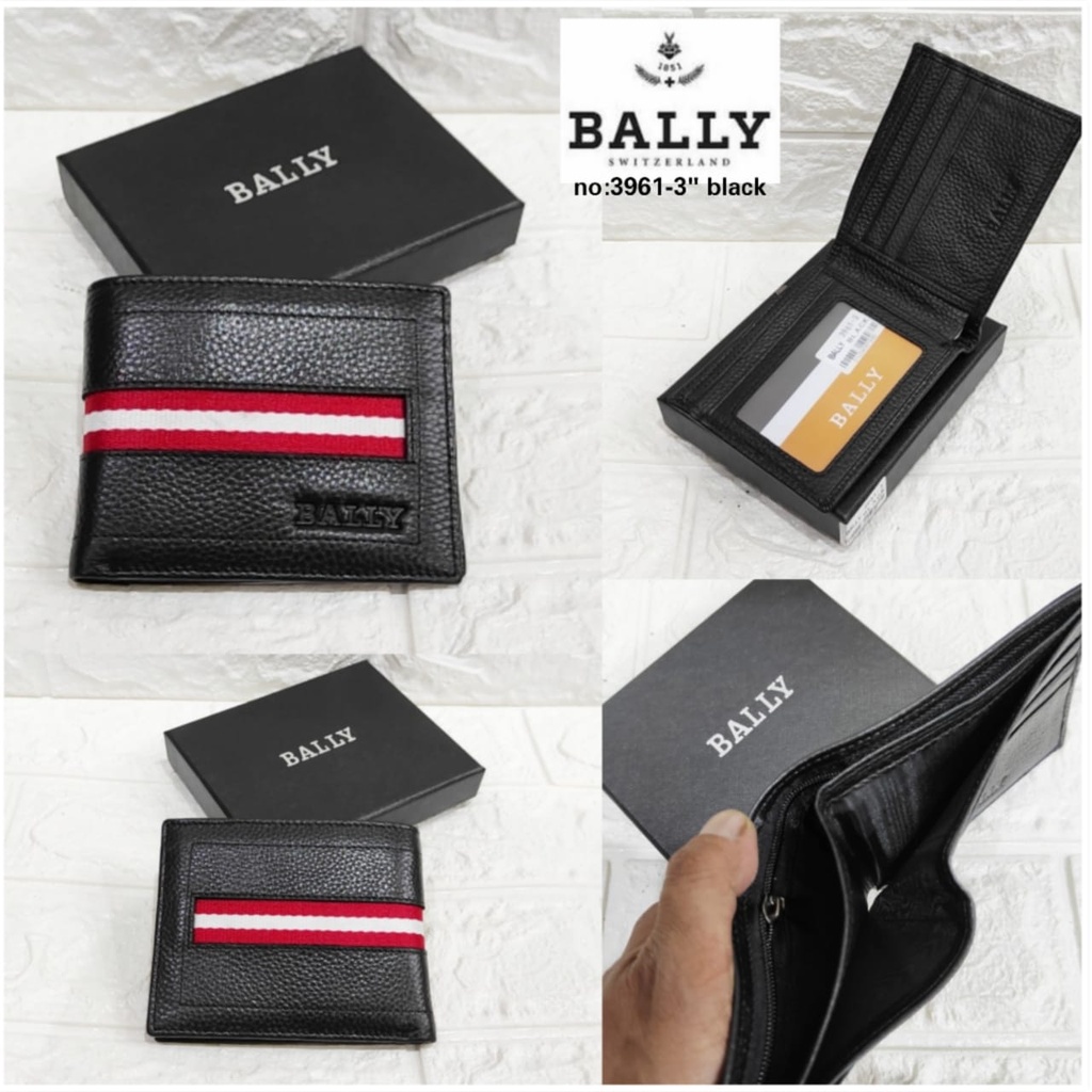 Dompet Pendek Pria Import Super Premium Dompet Lipat Pria Emboss Kulit Sapi Wallet Branded Leather Q