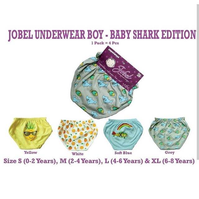 KAZEL JOBEL UNDERWARE / CELANA DALAM ANAK ISI 4PCS