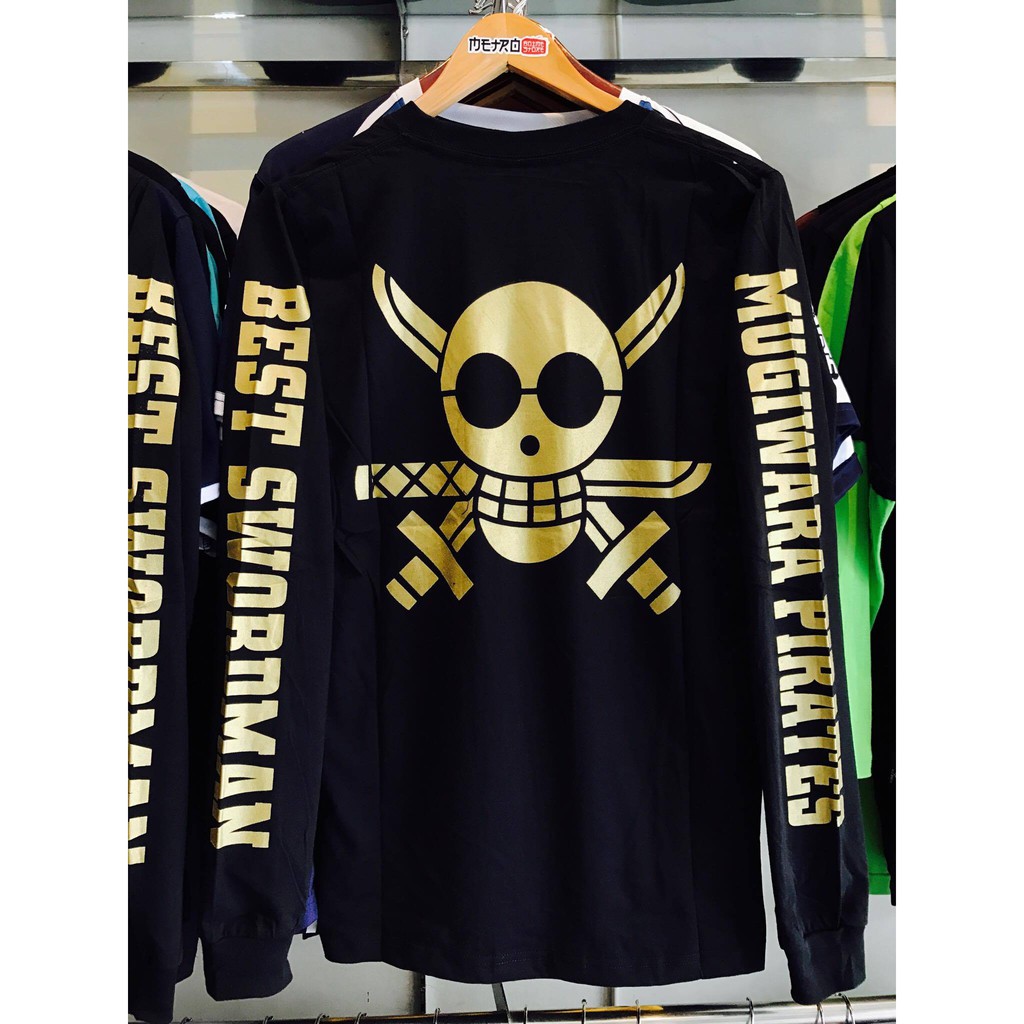 Longsleeve Zoro Gold Anime One Piece Manga Premium