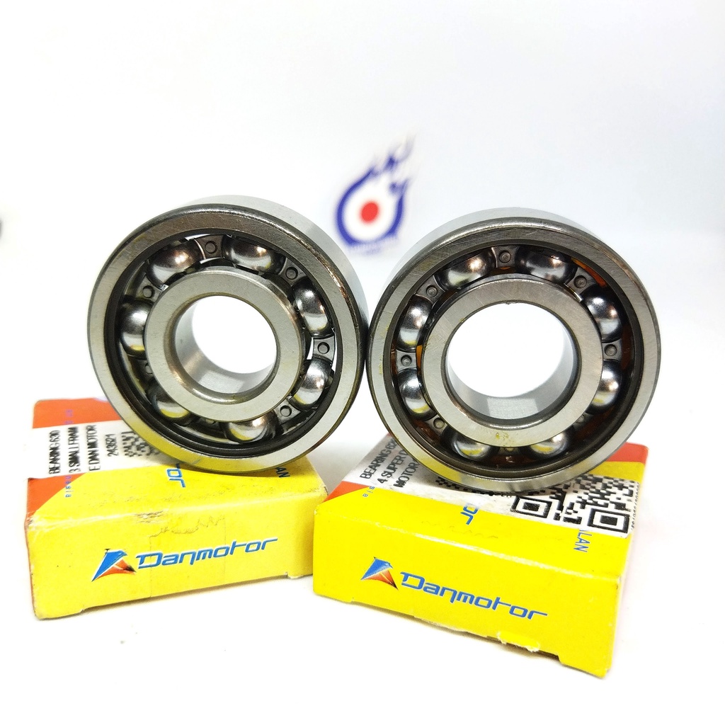 Sepasang bearing kruk as vespa pts merek Danmotor