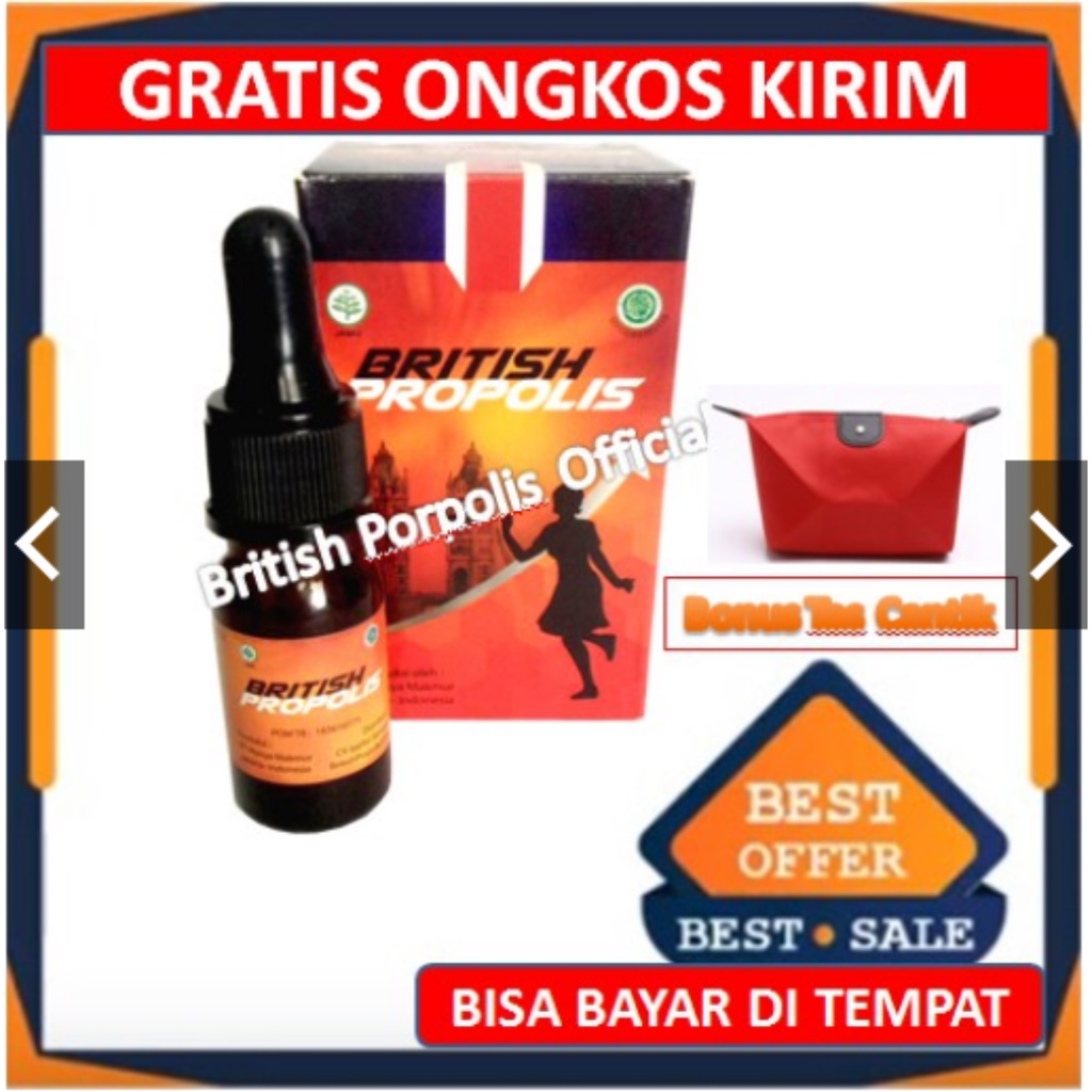 Propolis British Propolis Murni 100%Asli Obat Herbal Diabetes, Asam Urat Dan Kolesterol By IPPHO