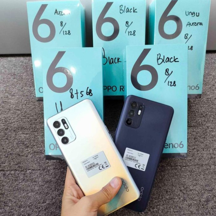 OPPP RENO 6 13 GB GARANSI RESMI OPPO 100% RESMI OPPO