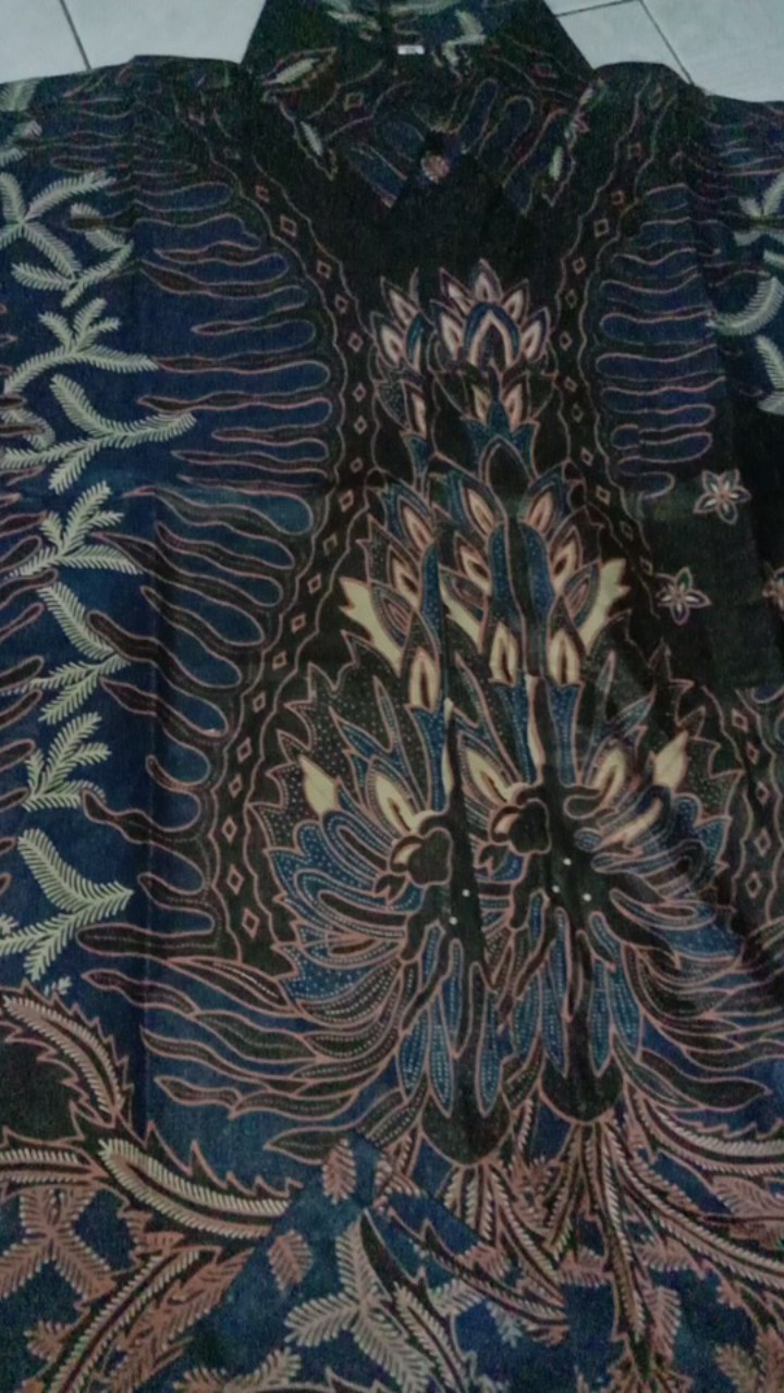 Bswart Batik Hrb026 Kenongo Hem Pendek Padi Pekalongan M L Xl Batik Pria Murah Modern Grosir Batik