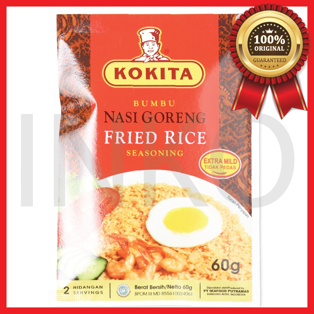 

KOKITA BUMBU NASI GORENG FRIED RICE EXTRA MILD SACHET 60GR