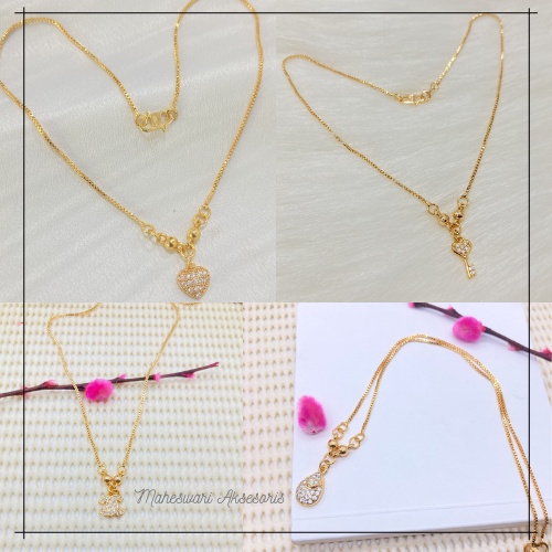 Kalung Anak Perempuan Aksesoris Anak Perempuan Kalung Xuping Lapis Emas Perhiasaan Fashion MA183