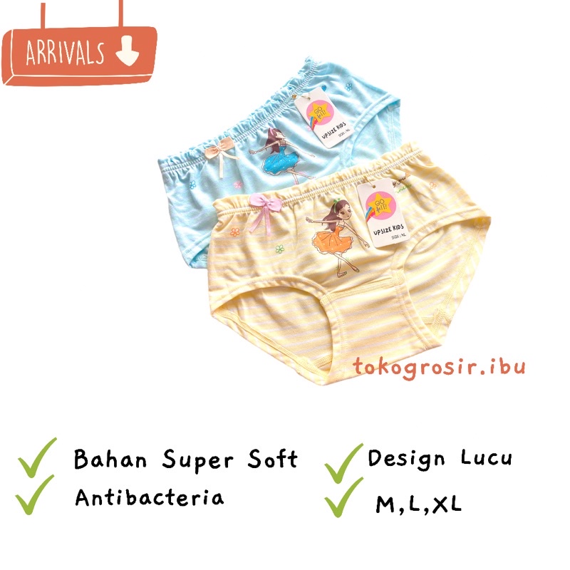 CD Celana Dalam Anak Perempuan Cewek Balita Kids Celana Dalam Boxer Anak Cewek CD Kancut Anak Katun