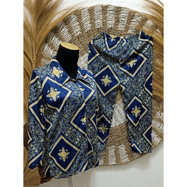 SET HYGET MURAH / BASIC TIEDYE SET DAILYSET ONESET TIE DYE SETELAN ONE SET WANITA OUTFIT-Navy